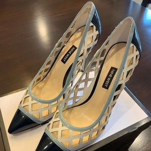 Gorgeous Nine West Lattice Heels